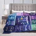thumbnail image 4 of Wijzvio Happy 11th Birthday Throw Blanket Soft Fuzzy Fleece Blanket For Couch Bed Living Room Decoration 50"X40", 4 of 9