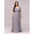 thumbnail image 5 of Ever-Pretty Women's Flowy Mother of the Bride Dresses for Women 98902 Gray US16, 5 of 6