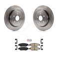 thumbnail image 1 of Transit Auto Rear Disc Brake Rotors and Ceramic Pads Kit for Car Cadillac CTS K8A-106093, 1 of 11