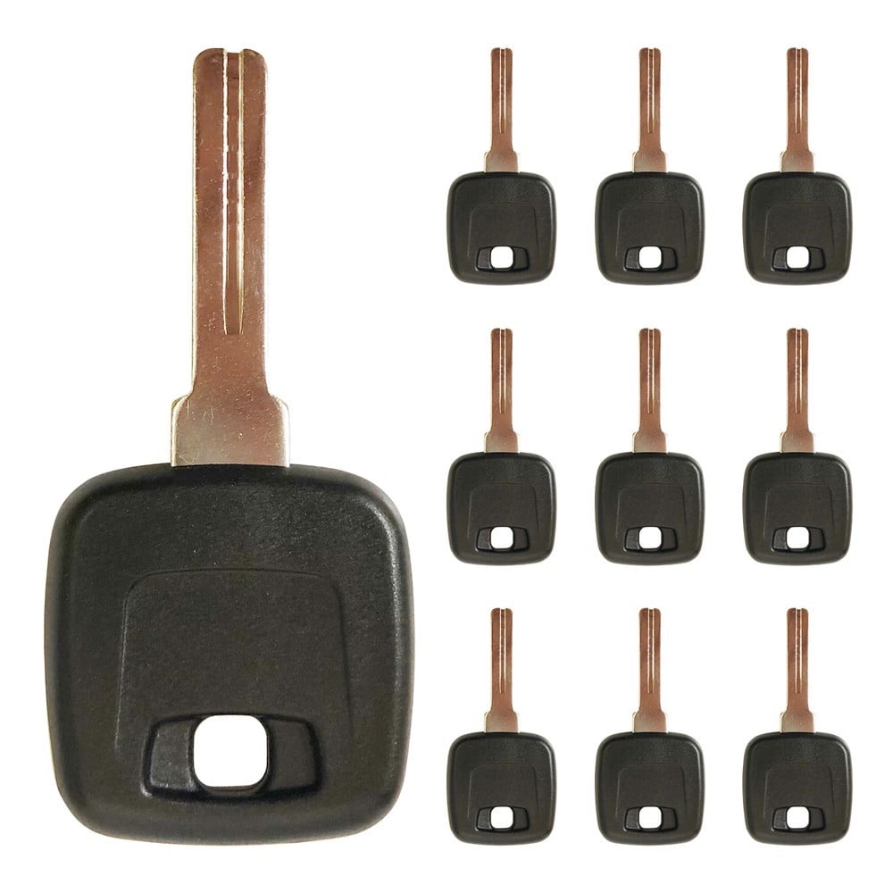 10 Pack Replacement Transponder Ignition 46 Chip Key Uncut Blade Blank B111-PT - View #11