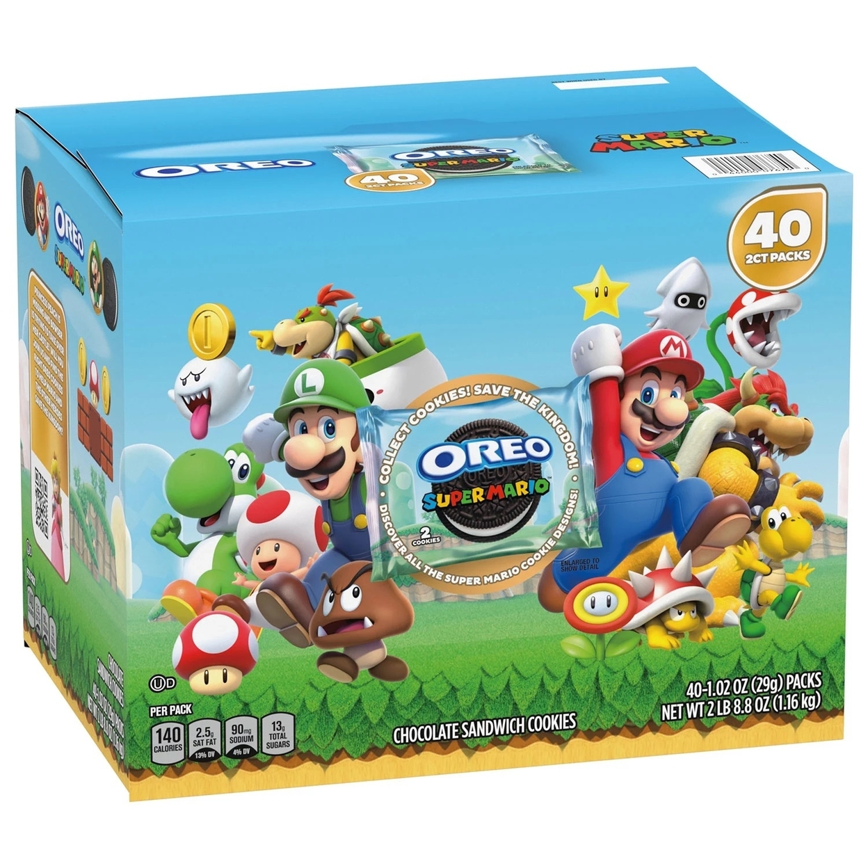 2023 SPECIAL EDITION SUPER MARIO OREO COOKIES WALMART EXCLUSIVE