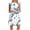 Blue Dress for Women, variant on ATOYSOY Women's Round Neck Mini Loose Dress Pajamas Sleepwear Beach Sundress Trendy Polka Dot Retro Casual Relaxed Nighdress Sleeveless Dress for Girls Navy L