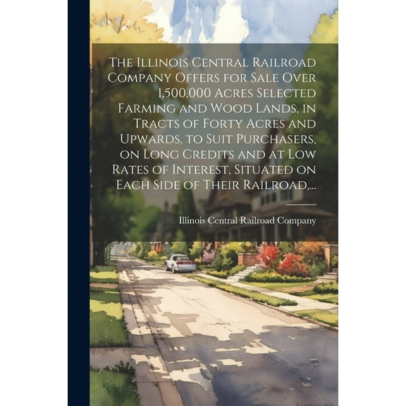 The Illinois Central Railroad Company Offers for Sale Over 1,500,000 Acres Selected Farming and Wood Lands, in Tracts of Forty Acres and Upwards, to Suit Purchasers, on Long Credits and at Low Rates o