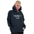 thumbnail image 3 of Smurfs Retro 80s Cartoon Characters Unisex Plus Size Hoodie Brisco Brands 4X, 3 of 4