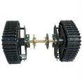 thumbnail image 6 of ATV Rear Wheel Buggy Snow Tracks Sand Snowmobile Tracked Vehicle Track Assemly Black Single Track Wheel Size 17.71*4.72*11.41inch for Go-Karting, UTV, Mountain Off-Road Vehicles, 6 of 11