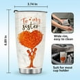thumbnail image 6 of Sister Gifts From Sisters Coffee Tumbler Mug, Gift for Friend Women Sister for Birthday Christmas Valentines 20oz Stainless Steel Slider Lid Insulated Car Home Office Funny Travel Cup, 6 of 6