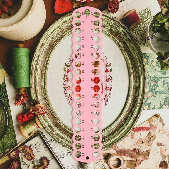 FESTFENDS 5Pcs Cross Stitch Thread Board Holder for Embroidery Floss Organizer with Assorted Color