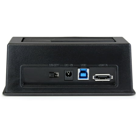 StarTech.com - eSATA/USB 3.0 Hard Drive Docking Station - Black