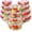 Red, variant on QW  Borosilicate Glass Food Storage Containers with Lids 24 Pieces, BPA-Free Stackable Lunch & Leftover Containers, Microwave, Freezer & Dishwasher Safe, 100% Airtight Leak-Proof, Red