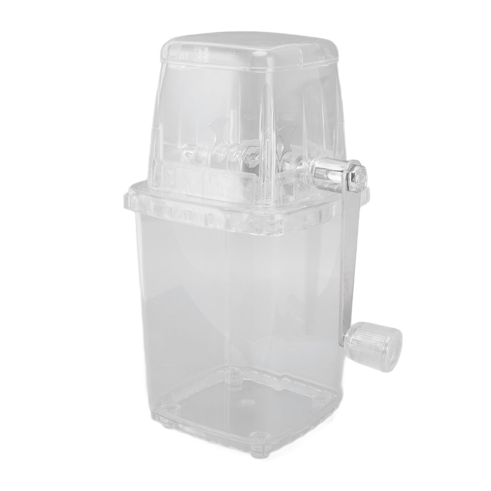 Manual Ice Crusher, Easy To Use Portable Small Ice Crusher Shaver For Snow Cone Transparent