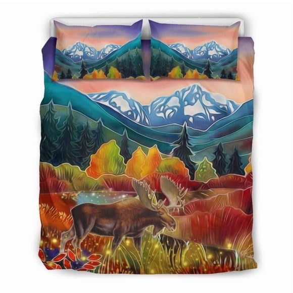 Sweden Moose Bedding Sets RLT7