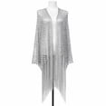 thumbnail image 5 of Hesxuno Women Crochet Cardigans Long Sleeve Lightweight Baggy Maxi Cardigan Hollow Out Beach Boho Cover Up 2026 Breathable Comfy Coverup Dark Gray Free Size, 5 of 6