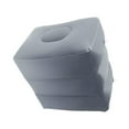 thumbnail image 1 of pitrice Convenient Inflatable Foot Rest 3 Layers Foot Stool Foot Rest Pillow for Traveling Light Gray 40 x 30 x 43cm 1Set, 1 of 6
