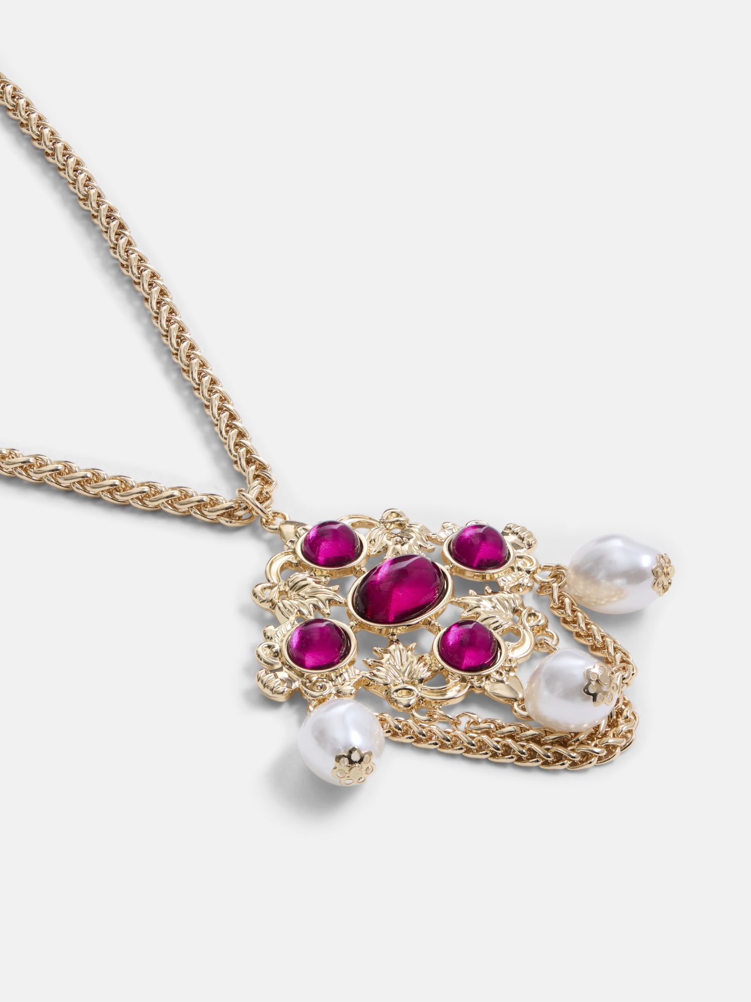 Scoop Women's Gold Tone Chandelier Pendant Long Necklace
