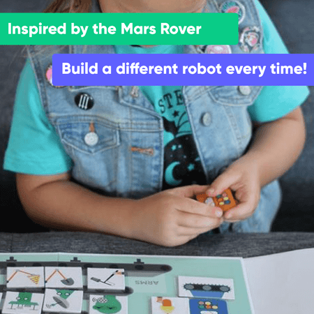 OjO Robot Workshop Board Game and Stem Projects for Kids | STEM Activities for Kids Ages 5-7 | Learning & Educational Toys for Boys & Girls | Smart Games for Brain Developing and Engineering Skills