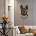thumbnail image 6 of Simulation Animal Dog Resin Wall Hanging Artwork Room Wall Decoration Ornament Decor - Wolfhound, 6 of 7