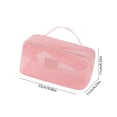 thumbnail image 3 of Dongrere Mesh Makeup Bag, Multi Pocket Lightweight Travel Cosmetic Organizer Pouch, Large Capacity Cosmetic Bag for Women Outdoor Use, Pink, 3 of 7