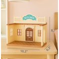 thumbnail image 3 of Casa de muñecas de cocina OLEOCA Family Playset con figura de conejo, 3 of 8