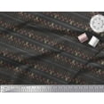 thumbnail image 2 of Soimoi Black Cotton Voile Fabric Hearts & Arrow Print Sewing Fabric Yard 42 Inch Wide, 2 of 3