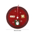 thumbnail image 3 of Dongrere Christmas Tree Skirt - 35.4 Inch Washable for Indoor/Outdoor Use Wedding & Holiday Decor Lightweight Festive Rug for Christmas Gifts, 3 of 6