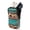 Aztec Cow Print Teal Brown, variant on SEANATIVE Double Glasses Case Soft Portable 2 Compartment Eyeglass Sunglasses Pouch Portable Travel Eyewear Organizer Travel Eyeglasses Holder Bag with Zipper, Zebra Stripe