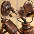 thumbnail image 3 of Inteprter Foco de estilo industrial de metal: el proceso de horneado fino para un cuerpo de lámpara de apariencia vintage es resistente Iluminación novedosa óxido, 3 of 6