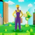 thumbnail image 5 of Orion Costumes Bad Plumber Men Fancy-Dress Costume with Jumpsuit for Adults, X-Large, 5 of 7