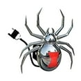 thumbnail image 1 of Hitch Critters Animated 2 Inch Funny Tow Ball Trailer Receiver Truck Car Hitch Cover And Brake Stop Light - Black Widow, 1 of 3