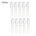 thumbnail image 2 of 10 Pack 5mm 940nm Infrared Emitter Diode DC 1.5V LED IR Emitter Light Emitting Diodes, Clear Round Head, 2 of 5