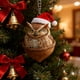 thumbnail image 4 of Adorno de bellota con animales del bosque Adornos navideños con criaturas del bosque Adornos acrílicos 2D Animales acogedores en piñas Decoración colgante para la decoración de fiestas en casa, 4 of 7