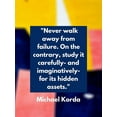 thumbnail image 2 of ArtsyQuotes 12x14 Gold Ornate Wood Framed with Double Matting Museum Art Print Titled - Michael Korda Quote: Never Walk Away, 2 of 4