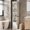 White, variant on Juiluna 70" Bathroom Storage Cabinet, Tall Narrow Storage Cabinet with Open Shelves Boards Narrow for Small Spaces, Bathroom, Laundry Room, Living Room, Corner, White