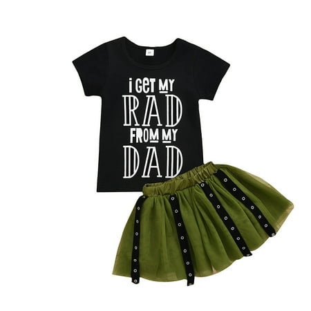 

ZHAGHMIN Valentine S Shirt Girl Outfits Tulle Baby Kid Set Punk T-Shirt Style Girls Summer Toddler Tops Skirt Girls Outfits&Set Sweatpants And Hoodie Set For Girls Girls Cute Sweatpants Big Baby Bla