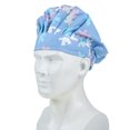 thumbnail image 3 of Women Scrub Cap Unisex Nurse Adjustable Cotton Reuseable Surgical Hats, 3 of 5