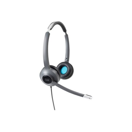 UPC: 0889728266048 | Cisco 522 Wired Dual – Headset – on-ear – wired – 3.5 mm jack