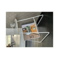 thumbnail image 3 of Gazette Magazine Table White Metal, 3 of 4