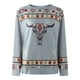 thumbnail image 4 of Pntutb moda mujer manga larga otoño estampado o-cuello blusa sudaderas jerseys camisas tops Pntutb Pntutb-3670, 4 of 7