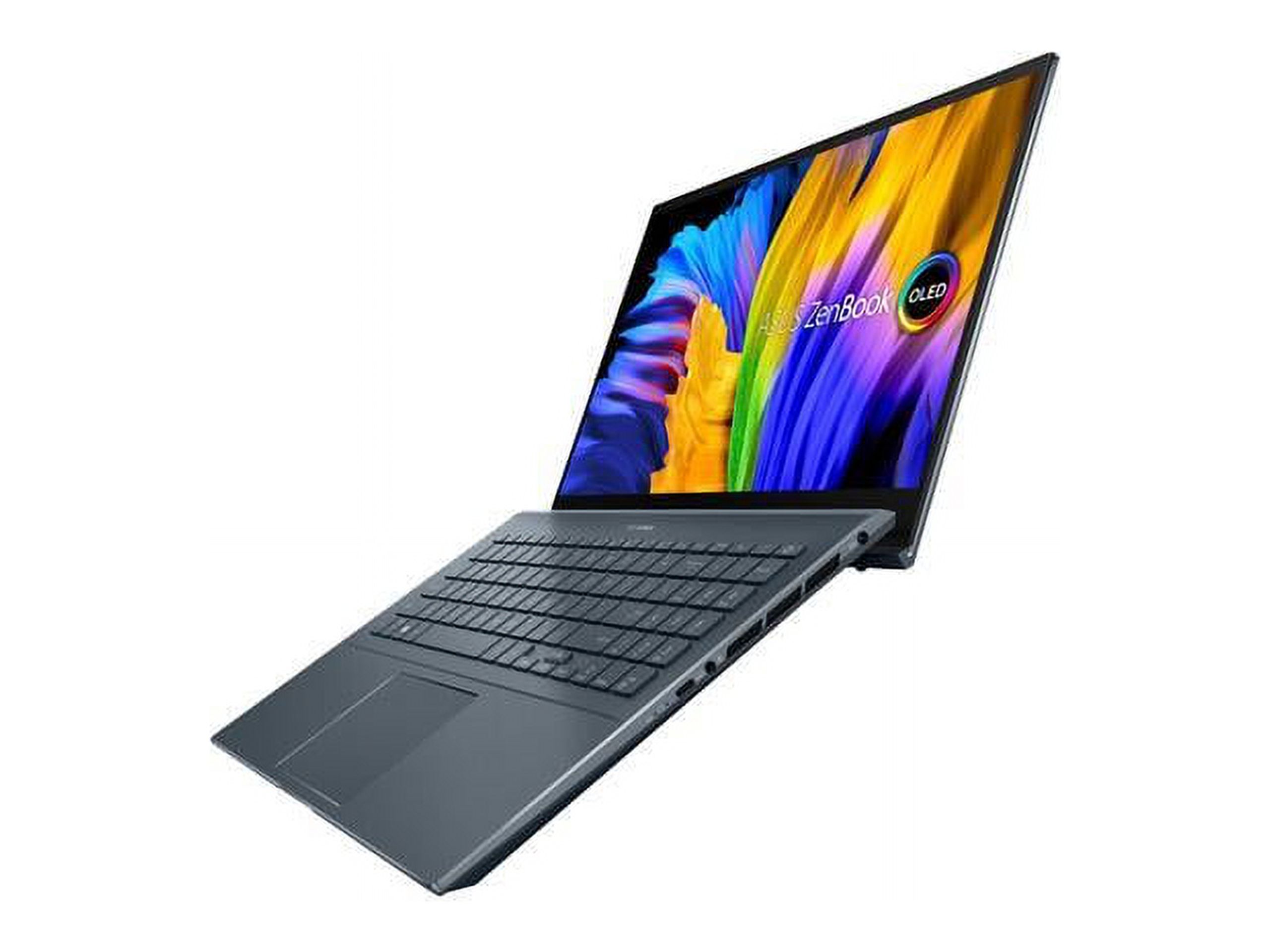 ASUS ZenBook Pro 15 OLED Laptop 15.6" FHD Touch Display, AMD Ryzen 9 5900HX CPU, NVIDIA GeForce RTX 3050 Ti GPU, 16GB RAM, 1TB PCIe SSD, Windows 11 Pro, Pine Grey, UM535QE-XH91T - image 3 of 13