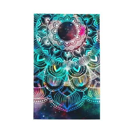 

Matuu Watercolor Mandala for Waffle Kitchen Towel Dish Towels Hand Towels for Kitchen 16 X 26 Inches