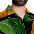 thumbnail image 5 of pear Men's Short Sleeve Poplin Shirt, Casual Printed Button Down, Summer Beach Hawaiian Shirts, Unisex, 5 of 6