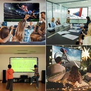 Projector Screen, Keenstone 120 inch 16:9 HD Foldable Anti-Crease Portable Projector Movies Video Screen for Home Theater Outdoor Indoor
