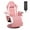 Pink, variant on Massage Gaming Recliner, High Back Swivel Home Office Chair w/Adjustable Backrest & Footrest for Gaming, Pink