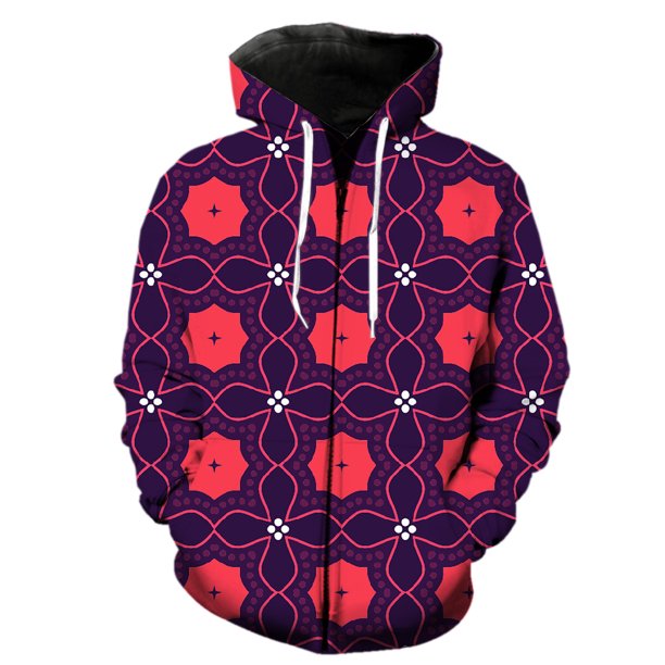 Sudadera con capucha y cremallera para hombre, estilo étnico exótico retro, estilo hip hop, talla grande, gran oferta 2024, estilo Harajuku informal, manga larga, moda genial
