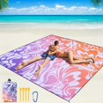 thumbnail image 4 of Manta de playa WIWIGO impermeable a prueba de arena 200x211 cm, 4 of 6