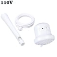 thumbnail image 2 of Calentador de agua instantáneo con cabezal de ducha eléctrico de 5400 W y 110 V, color blanco para baño., 2 of 6