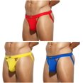 thumbnail image 1 of Men's Athletic Supporter Stretch Underwear Mesh Jock Strap Multipack, 1 of 6