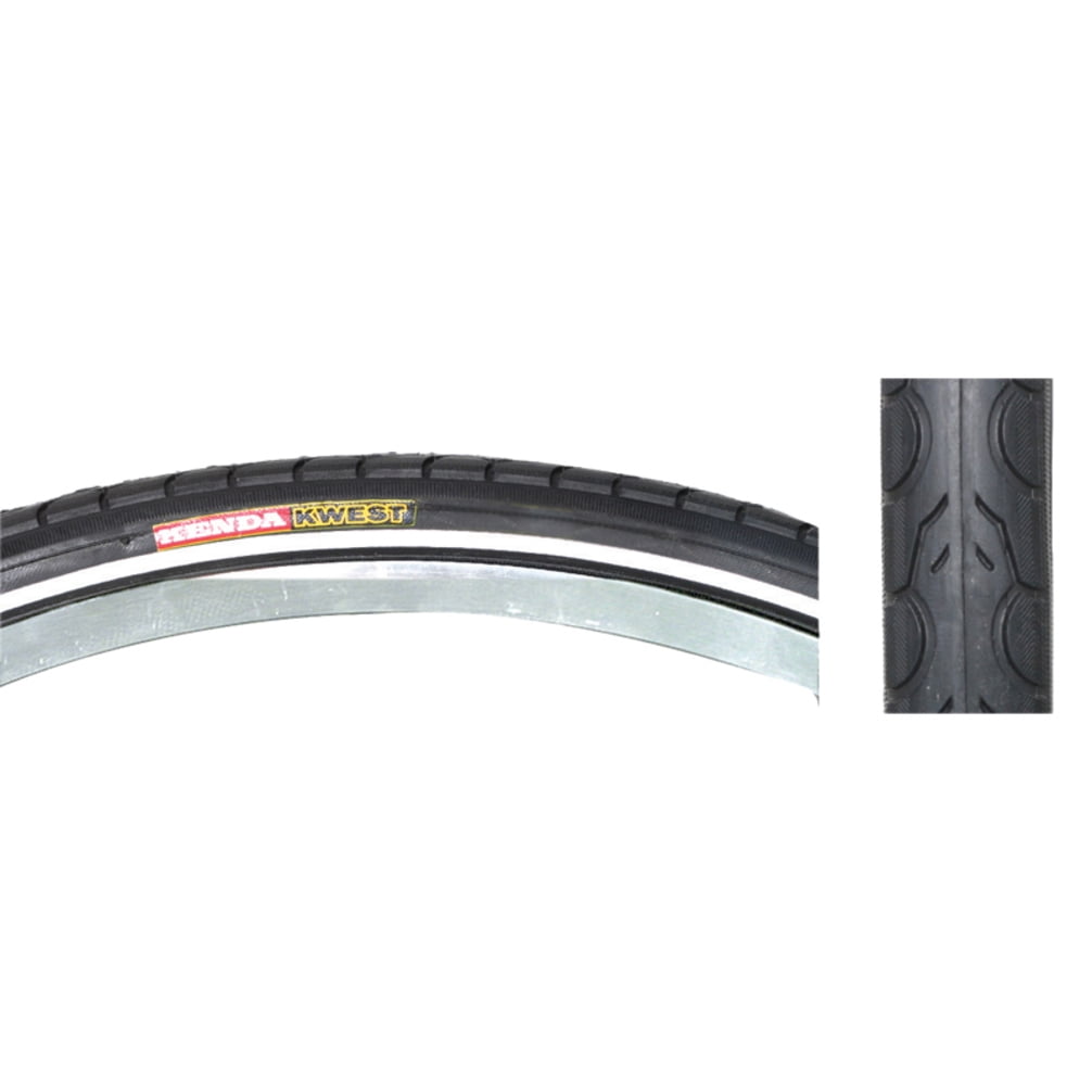 KENDA KWest Tyre 26" 26x1.5" MTB Semi-Slick K193 40-65PSI BLACK 