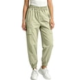 thumbnail image 2 of Avtoify Boys Pants Children's Solid Color Elastic Waist with Side Pockets Slim Sports Sweatpants Long Pants for Kids, 2 of 9