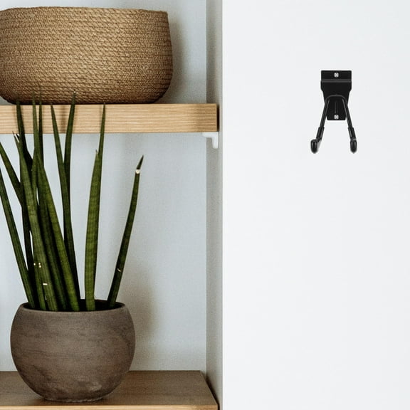 FRCOLOR  2 Pcs Industrial Wall Mount Hanging Hooks up Fitness Equipment Storage