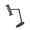 Black, variant on Adjustable Tablets Mount Stand Phone Clamp Mount For Desk Aluminum Construction With 3 Axises Tilts For Phones And E Readers